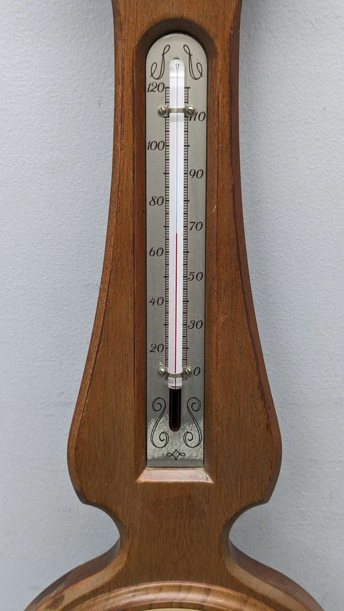 English Banjo Wheel Barometer/Thermometer/Hygrometer AIRGUI