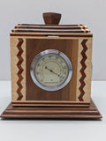 Weather Station Rotating Cube with Barometer, Thermometer, Hygrometer, Clock F*S