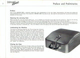 Hermes 2000 Manual Portable Typewriter owner's and user's manual PDF format