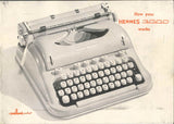 Hermes 3000 1st gen Manual Portable Typewriter owner's and user's manual PDF format