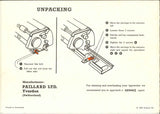 Hermes 3000 1st gen Manual Portable Typewriter owner's and user's manual PDF format