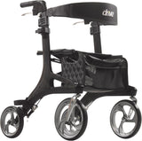 Nitro Elite Black CF Carbon Fiber Walker Rollator RTL10266CF Drive Medical