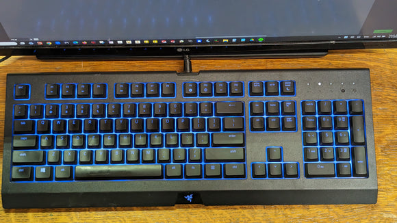 Razer - Cynosa Chroma Full Size Wired Membrane Gaming Keyboard