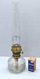 Aladdin Mantle Shelf lamp with '20s diamond square glass bowl F*S