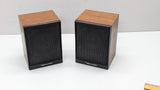Realistic Minimus - 2.5  Gunstock Oak Mini Bookshelf Speakers