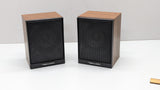 Realistic Minimus - 2.5  Gunstock Oak Mini Bookshelf Speakers