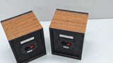 Realistic Minimus - 2.5  Gunstock Oak Mini Bookshelf Speakers