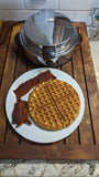 Toastmaster Model 2D2 Waffle Iron Art-deco, Chrome and Bakelite