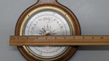 English Georgian Banjo Wheel Barometer/Thermometer/Hygrometer - AIRGUIDE