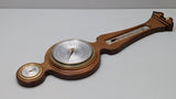 English Georgian Banjo Wheel Barometer/Thermometer/Hygrometer - AIRGUIDE