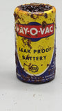 Two Ray-O-Vac Leak-Proof Batteries D Cell No. 2LP Vintage - Mid Century antique F*S