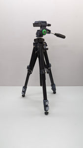 SLIK U212 Deluxe Universal Tripod Professional Black Finish EXCELLENT