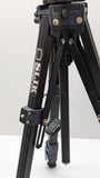 SLIK U212 Deluxe Universal Tripod Professional Black Finish EXCELLENT