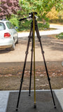 SLIK U212 Deluxe Universal Tripod Professional Black Finish EXCELLENT