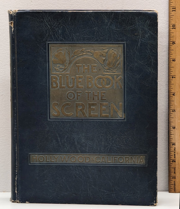 Blue Book of the Screen, Ruth Wing (editor) Hollywood, 1923 -  1st Edition -  First Printing F*S