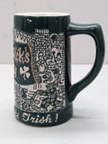 1974 HAMM'S Beer Salute Irish St. Patrick's Day Beer Stein 20oz (1/2 liter) F*S