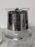 Art-Deco Silex Glass and Chrome bubbling top percolator and Candle Warmer F*S