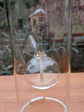 Wolfard 15in Classic Handblown Floating Ball Glass Oil Lamp F*S