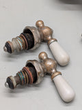 ~1920 WESTERN Nickel Plated Brass Tub Faucet, from the White House