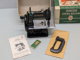 1954 Singer Sewhandy, young girl's sewing machine - Pristine, unused and complete