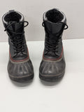 SOREL 1964 Premium Snow Boot Waterproof Insulated Black Red Mens US Size 10.5