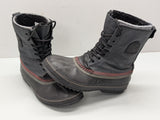 SOREL 1964 Premium Snow Boot Waterproof Insulated Black Red Mens US Size 10.5