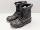 SOREL 1964 Premium Snow Boot Waterproof Insulated Black Red Mens US Size 10.5