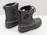 SOREL 1964 Premium Snow Boot Waterproof Insulated Black Red Mens US Size 10.5