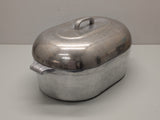 WagnerWare Sidney -O- Magnalite 17 qt, 18in Oval Turkey Roaster w/rack 4269 Very NICE!!!