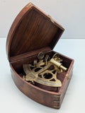 Nautical Brass Sextant Navigation Working Functional 5" telescope (Brass Finish)