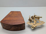 Nautical Brass Sextant Navigation Working Functional 5" telescope (Brass Finish)