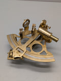 Nautical Brass Sextant Navigation Working Functional 5" telescope (Brass Finish)