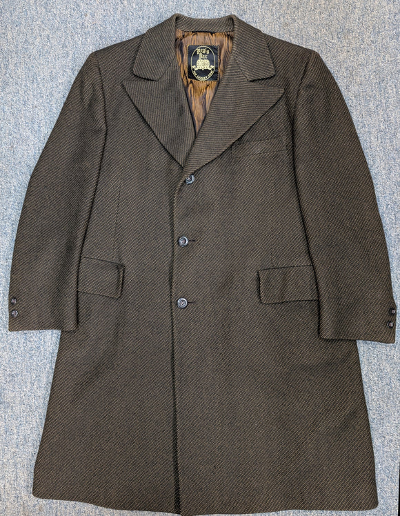 Regis Rex Alpacuna Wool Topcoat - US Union Made sz M ~44 R