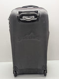 Eddie Bauer Expedition 26 Blk Nylon Rolling Hard Bottom Duffle Suitcase Luggage