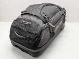 Eddie Bauer Expedition 26 Blk Nylon Rolling Hard Bottom Duffle Suitcase Luggage