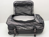 Eddie Bauer Expedition 26 Blk Nylon Rolling Hard Bottom Duffle Suitcase Luggage