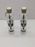 St. Germain Bottle 375mL w/Original caps & a Spritz recipe tag, pair of 2