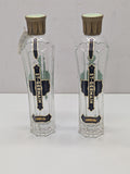 St. Germain Bottle 375mL w/Original caps & a Spritz recipe tag, pair of 2