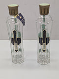 St. Germain Bottle 375mL w/Original caps & a Spritz recipe tag, pair of 2