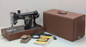 Necchi BU Nova Sewing Machine w/ Foot Pedal  + Case