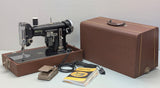 Necchi BU Nova Sewing Machine w/ Foot Pedal  + Case