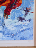 Mark King "Down Hill Skier" Hand Signed & Numbered Serigraph 47'' x 31-1/2"