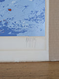 Mark King "Down Hill Skier" Hand Signed & Numbered Serigraph 47'' x 31-1/2"