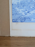 Mark King "Down Hill Skier" Hand Signed & Numbered Serigraph 47'' x 31-1/2"