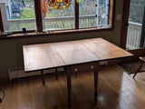 Walnut Drop Leaf Gate Leg Table c~1900 from New Orleans Creole Cottage 0