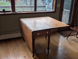 Walnut Drop Leaf Gate Leg Table c~1900 from New Orleans Creole Cottage 0