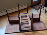 Walnut Drop Leaf Gate Leg Table c~1900 from New Orleans Creole Cottage 0