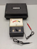 Vintage RCA WV-37B Radio Battery Tester Analog Meter 20-90V Probes USA Made