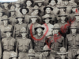 WW1 Military Group Photo - Company I, 21st Engineers, Fort Harrison, Indiana, Aug 5, 1918