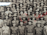 WW1 Military Group Photo - Company I, 21st Engineers, Fort Harrison, Indiana, Aug 5, 1918